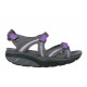 Lila 6 Sport Sandal W charcoal grey/purple